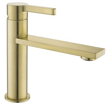 Golden Brushed Sink Faucet